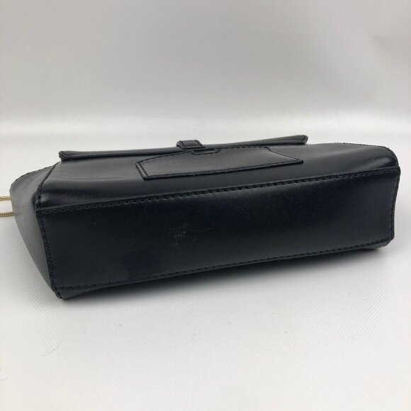 Kate Spade Riverside Street Black Leather Gold Chain Crossbody Bag Purse Handbag - Picture 7 of 7